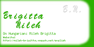 brigitta mileh business card